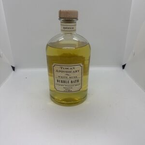 HOPIFICIO Tuscan Apothecary WHITE MUSK  BUBBLE BATH LUXURY ITALIAN SOAP 33.8 Oz.